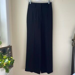 H&M Black High Waisted Wide Leg Pants